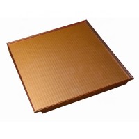 30 x30cm Interior decoration perforated aluminum ceiling tiles pvc plastic wall panel