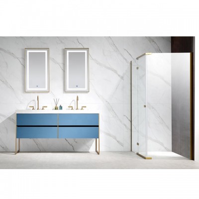 hot sale high quality Stainless steel luxury golden bathroom cabinet